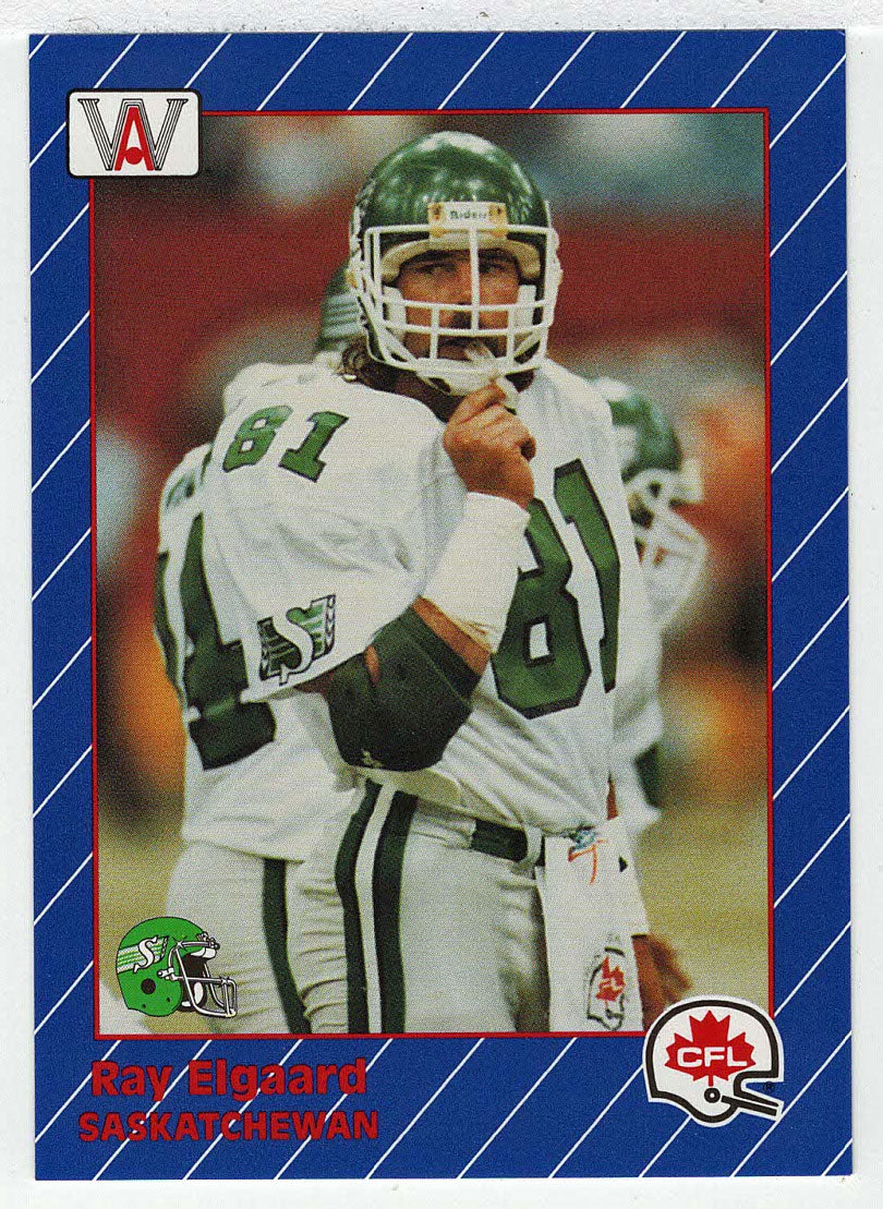 Ray Elgaard - Saskatchewan Roughriders (CFL Football Card) 1991 All World # 74 Mint