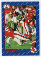 Willis Jacox - Saskatchewan Roughriders (CFL Football Card) 1991 All World # 78 Mint