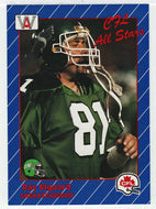 Ray Elgaard - Saskatchewan Roughriders - All-Star (CFL Football Card) 1991 All World # 80 Mint