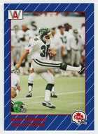 Dave Ridgway - Saskatchewan Roughriders (CFL Football Card) 1991 All World # 83 Mint