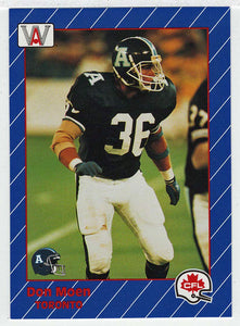 Don Moen - Toronto Argonauts (CFL Football Card) 1991 All World # 91 Mint