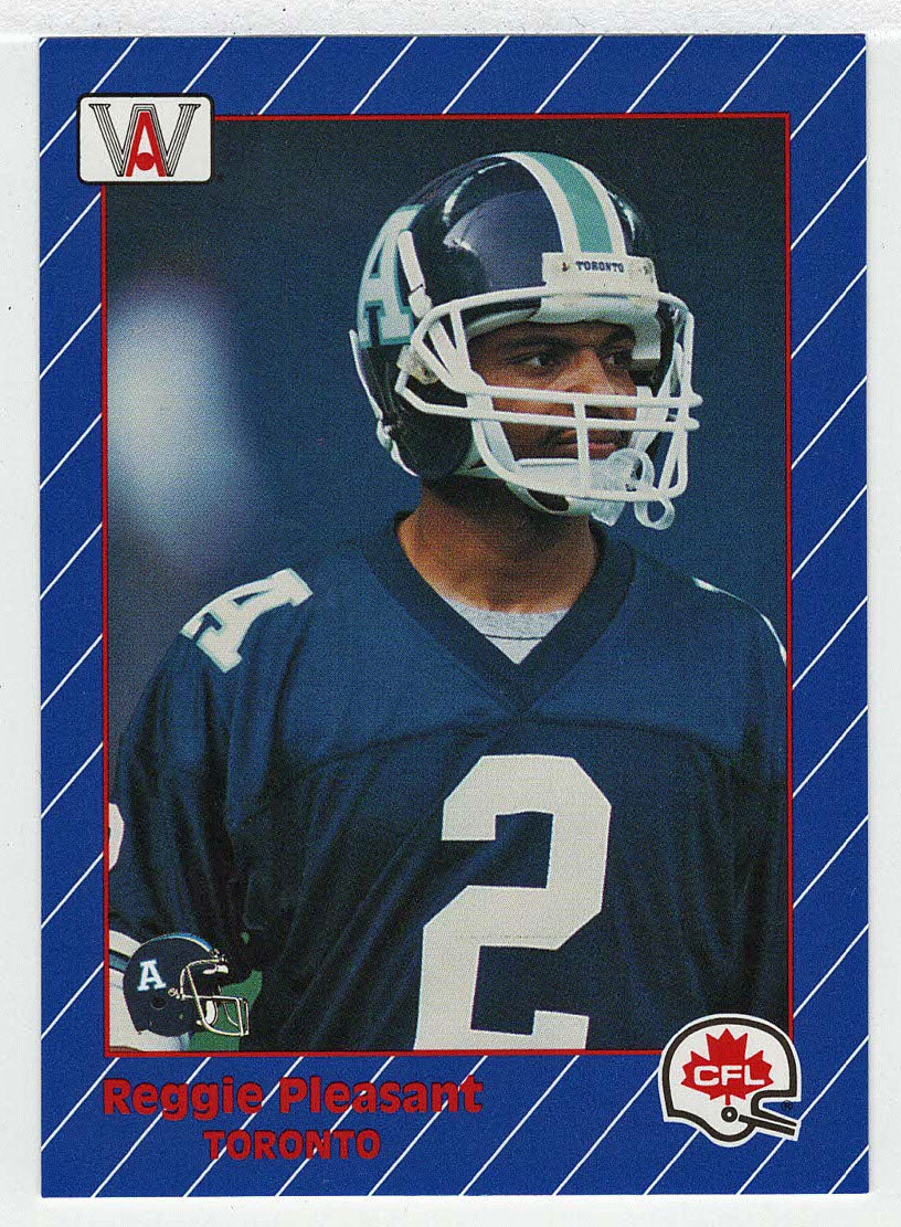 Reggie Pleasant - Toronto Argonauts (CFL Football Card) 1991 All World # 93 Mint