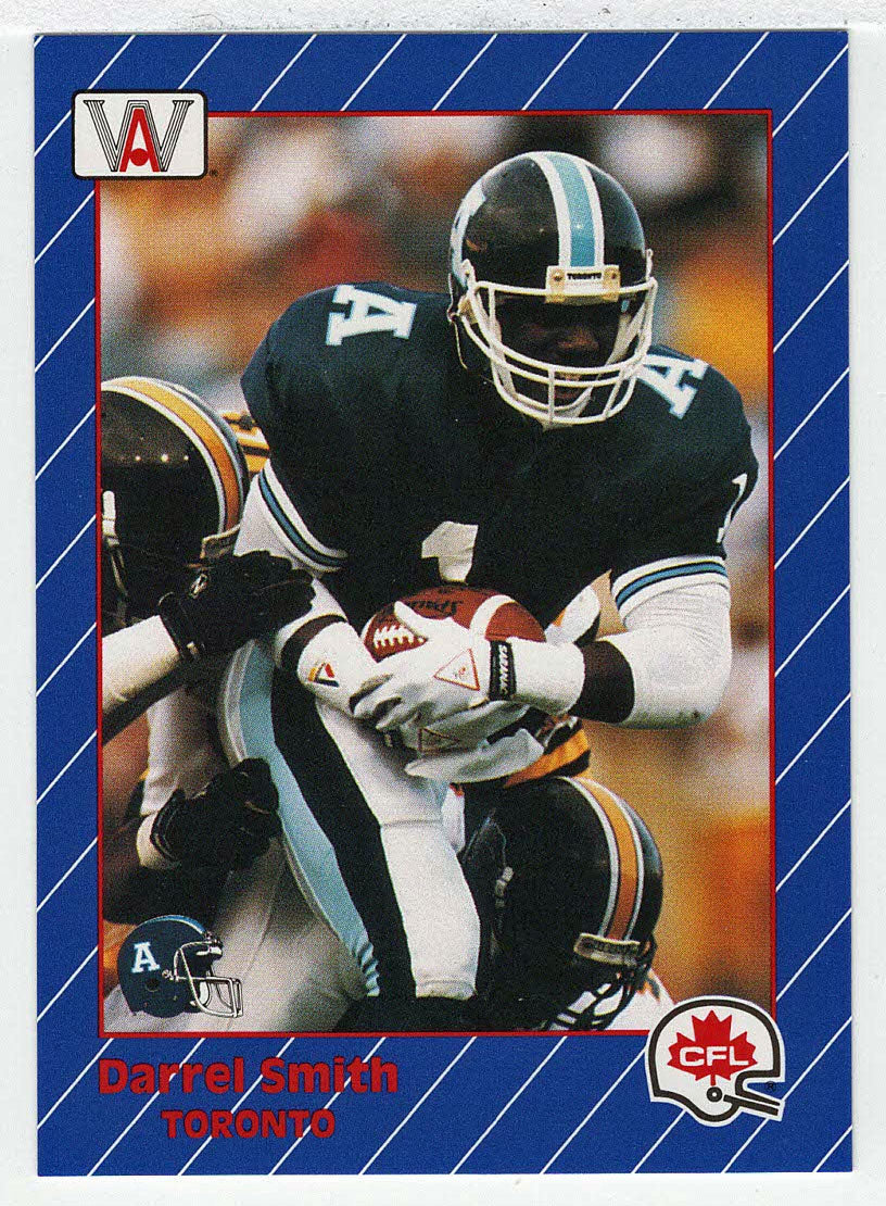 Darrell Smith - Toronto Argonauts (CFL Football Card) 1991 All World # 94 Mint