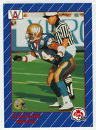Greg Battle - Winnipeg Blue Bombers (CFL Football Card) 1991 All World # 98 Mint
