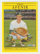 Troy Afenir RC - Oakland Athletics (MLB Baseball Card) 1991 Fleer # 1 Mint