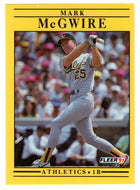 Mark McGwire - Oakland Athletics (MLB Baseball Card) 1991 Fleer # 17 Mint