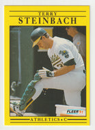 Terry Steinbach - Oakland Athletics (MLB Baseball Card) 1991 Fleer # 24 Mint