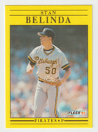 Stan Belinda - Pittsburgh Pirates (MLB Baseball Card) 1991 Fleer # 30 Mint