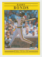 Barry Bonds - Pittsburgh Pirates (MLB Baseball Card) 1991 Fleer # 33 Mint