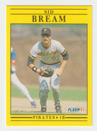 Sid Bream - Pittsburgh Pirates (MLB Baseball Card) 1991 Fleer # 35 Mint