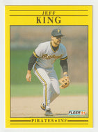 Jeff King - Pittsburgh Pirates (MLB Baseball Card) 1991 Fleer # 39 Mint