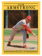 Jack Armstrong - Cincinnati Reds (MLB Baseball Card) 1991 Fleer # 55 Mint