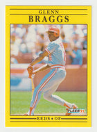Glenn Braggs - Cincinnati Reds (MLB Baseball Card) 1991 Fleer # 57 Mint