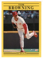 Tom Browning - Cincinnati Reds (MLB Baseball Card) 1991 Fleer # 59 Mint