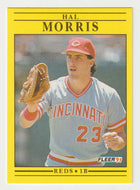 Hal Morris - Cincinnati Reds (MLB Baseball Card) 1991 Fleer # 72 Mint