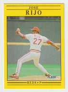 Jose Rijo - Cincinnati Reds (MLB Baseball Card) 1991 Fleer # 79 Mint