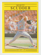 Scott Scudder - Cincinnati Reds (MLB Baseball Card) 1991 Fleer # 81 Mint