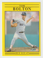 Tom Bolton - Boston Red Sox (MLB Baseball Card) 1991 Fleer # 87 Mint