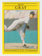 Jeff Gray RC - Boston Red Sox (MLB Baseball Card) 1991 Fleer # 95 Mint