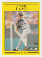 Dennis Lamp - Boston Red Sox (MLB Baseball Card) 1991 Fleer # 101 Mint
