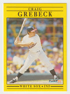 Craig Grebeck - Chicago White Sox (MLB Baseball Card) 1991 Fleer # 120 Mint