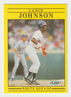 Lance Johnson - Chicago White Sox (MLB Baseball Card) 1991 Fleer # 123 Mint