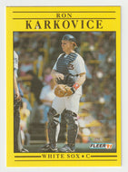 Ron Karkovice - Chicago White Sox (MLB Baseball Card) 1991 Fleer # 125 Mint