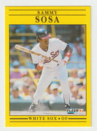 Sammy Sosa - Chicago White Sox (MLB Baseball Card) 1991 Fleer # 136 Mint