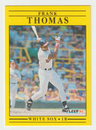 Frank Thomas - Chicago White Sox (MLB Baseball Card) 1991 Fleer # 138 Mint