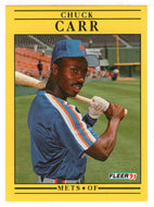 Chuck Carr - New York Mets (MLB Baseball Card) 1991 Fleer # 141 Mint