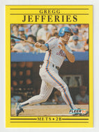 Gregg Jefferies - New York Mets (MLB Baseball Card) 1991 Fleer # 151 Mint
