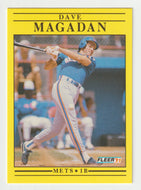 Dave Magadan - New York Mets (MLB Baseball Card) 1991 Fleer # 153 Mint