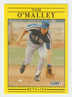 Tom O'Malley - New York Mets (MLB Baseball Card) 1991 Fleer # 157 Mint