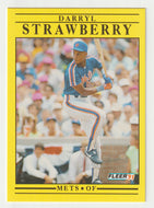 Darryl Strawberry - New York Mets (MLB Baseball Card) 1991 Fleer # 161 Mint