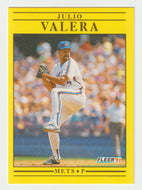 Julio Valera - New York Mets (MLB Baseball Card) 1991 Fleer # 164 Mint