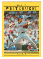 Wally Whitehurst - New York Mets (MLB Baseball Card) 1991 Fleer # 166 Mint