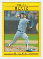 Willie Blair - Toronto Blue Jays (MLB Baseball Card) 1991 Fleer # 170 Mint