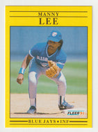 Manny Lee - Toronto Blue Jays (MLB Baseball Card) 1991 Fleer # 179 Mint