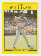 Ken Williams - Toronto Blue Jays (MLB Baseball Card) 1991 Fleer # 190 Mint