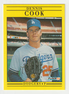 Dennis Cook - Los Angeles Dodgers (MLB Baseball Card) 1991 Fleer # 196 Mint
