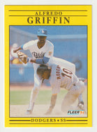 Alfredo Griffin - Los Angeles Dodgers (MLB Baseball Card) 1991 Fleer # 201 Mint