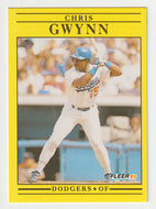 Chris Gwynn - Los Angeles Dodgers (MLB Baseball Card) 1991 Fleer # 202 Mint