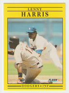 Lenny Harris - Los Angeles Dodgers (MLB Baseball Card) 1991 Fleer # 204 Mint