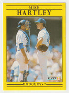 Mike Hartley - Los Angeles Dodgers (MLB Baseball Card) 1991 Fleer # 205 Mint