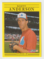 Scott Anderson RC - Montreal Expos (MLB Baseball Card) 1991 Fleer # 225 Mint