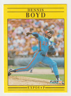Dennis Boyd - Montreal Expos (MLB Baseball Card) 1991 Fleer # 226 Mint
