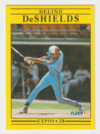Delino DeShields - Montreal Expos (MLB Baseball Card) 1991 Fleer # 228 Mint