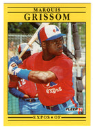 Marquis Grissom - Montreal Expos (MLB Baseball Card) 1991 Fleer # 234 Mint