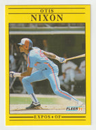 Otis Nixon - Montreal Expos (MLB Baseball Card) 1991 Fleer # 241 Mint
