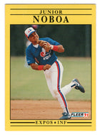 Junior Noboa - Montreal Expos (MLB Baseball Card) 1991 Fleer # 242 Mint